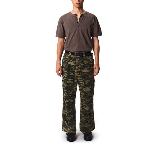 SKM Camo Cargo Pants (Distressed)